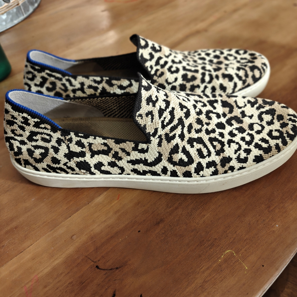 Leopard Print Slip-On Sneakers